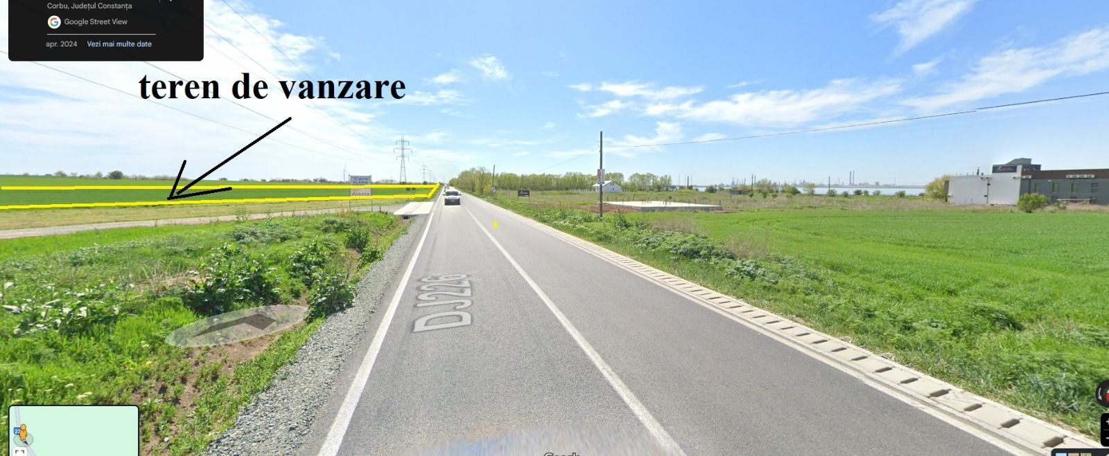 Teren Corbu la DJ asfaltat, aproape de lac - Poză 4