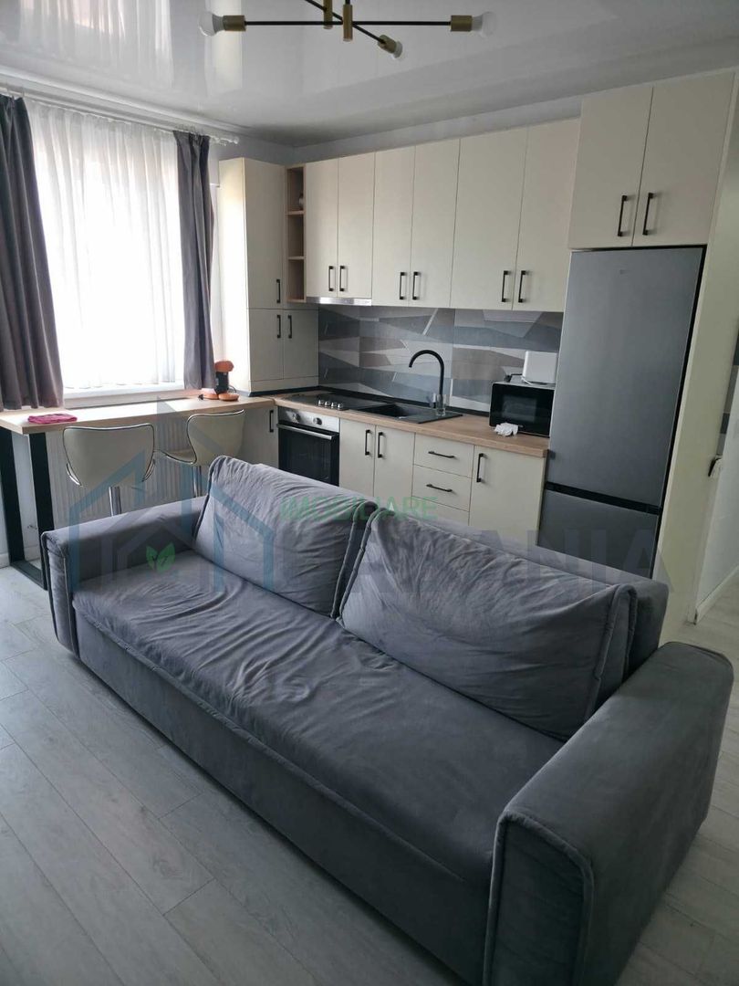 Apartament 2 camere open space, mobilat și utilat, Bucium-Visani, 45 mp, etaj 3/5, loc de parcare - Poză 2