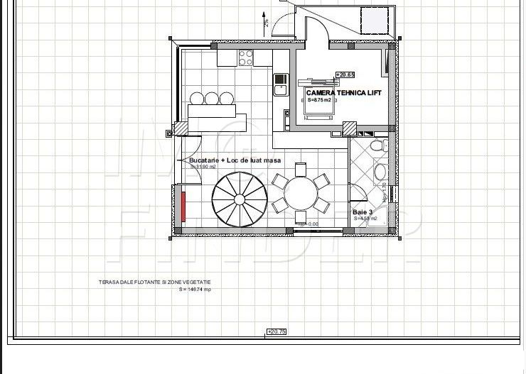 Penthouse Buna Ziua, 150 mp utili  + 200  mp terasa, SMART HOME - Poză 11