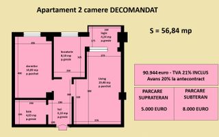 Apartament decomandat Cug Valea Adanca, bloc nou, cartier rezidential - Poză 2