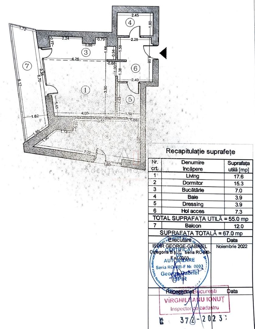 2 Camere Nou Mobilat Utilat | Art City | Piata Presei - Poză 20