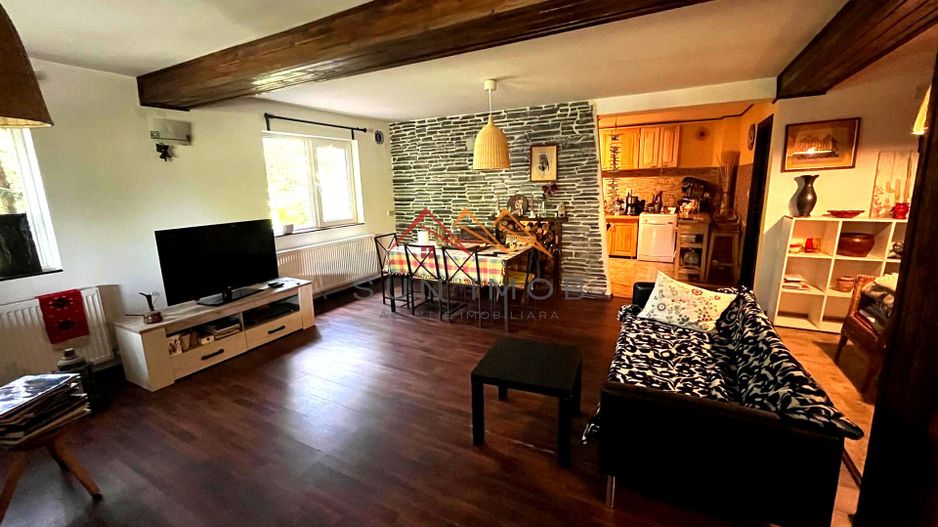 Casă rustică P+M duplex, teren 325 mp, foișor, Brebu PH 159000 Euro - Poză 2