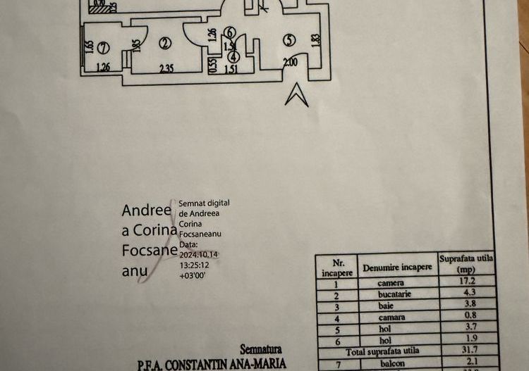 Apartament 1 camera Mazepa BR-uri - Poză 7