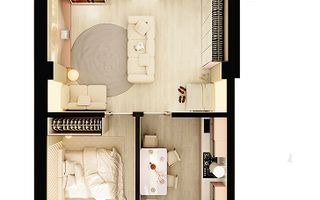 Vânzare, apartament, 2 camere, str. Nicolae Dimo, Durlești - Poză 1