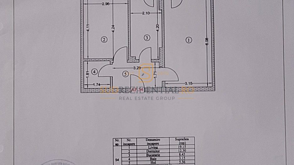 Apartament 2 camere, decomandat, Biruintei, Metrou Berceni, Pasarela - Schiță 16