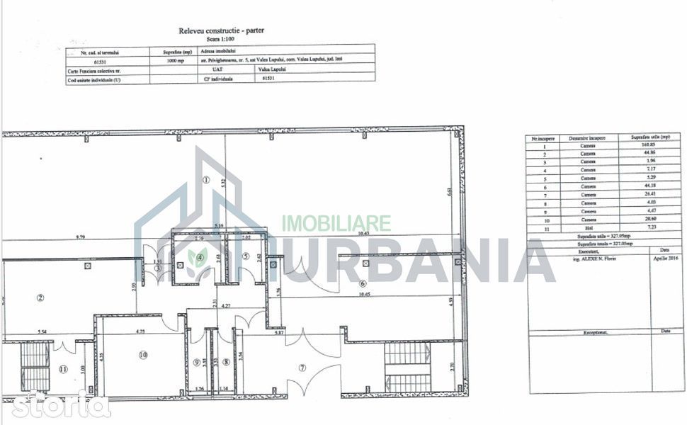 Hală de închiriat D+P+2E, 1.200 mp, 5 €/mp – integral sau pe etaje, Valea Lupului - Poză 3