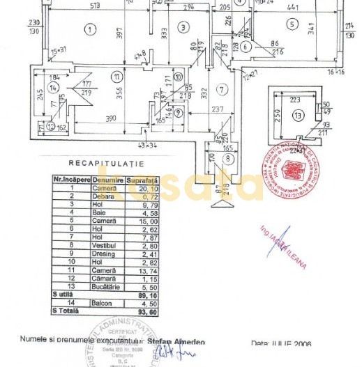 3 Camere Universitate_Palatul Cercului Militar - Schiță 16