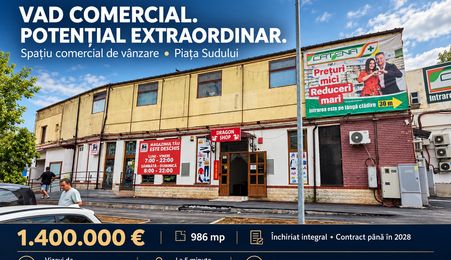 Oportunitate de Investiție: Spațiu Comercial „High-Yield” – P. Sudului