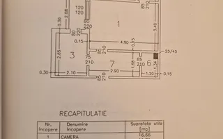 2 CAMERE DRUMUL TABEREI – FAVORIT | RENOVAT  | METROU | COMISION 0%  | - Schiță 18