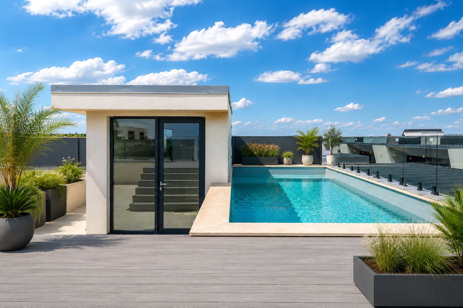 Vila smart personalizabilă cu rooftop și piscină privată – arhitectură - Poză 2