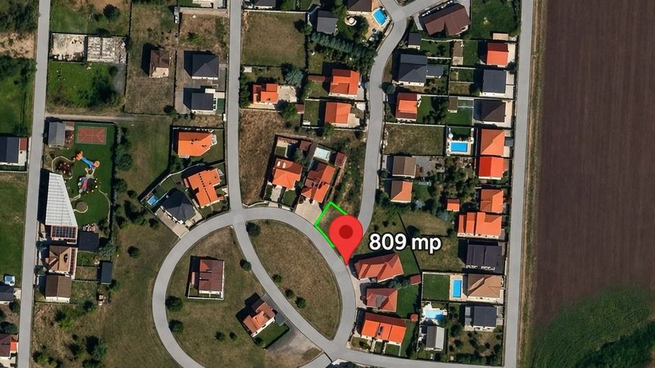 Comision 0%Teren de vanzare 809 mp Dumbrăvița Toate utilitatile - Poză 3