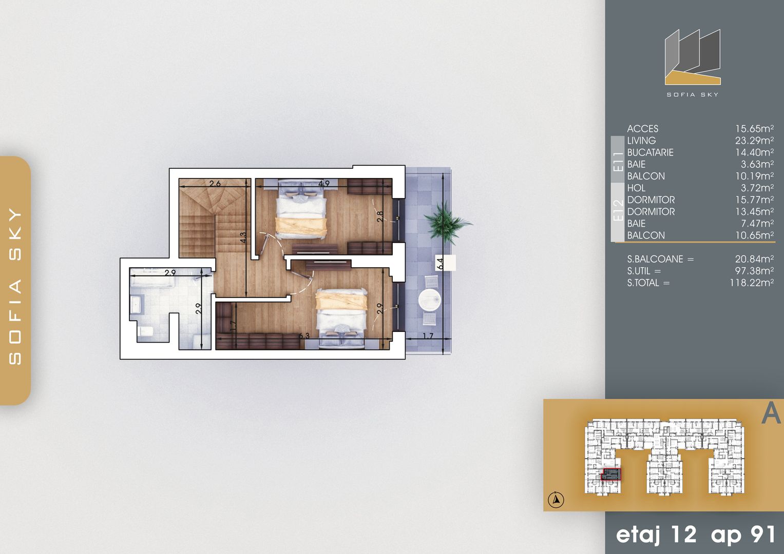 3 camere tip duplex finalizare rapida  7 minute   Metrou N Teclu - Schiță 11