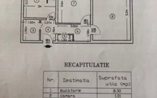 Apartament cochet cu doua camere, Obregia-Secuilor, 90.000€ - Poză 6