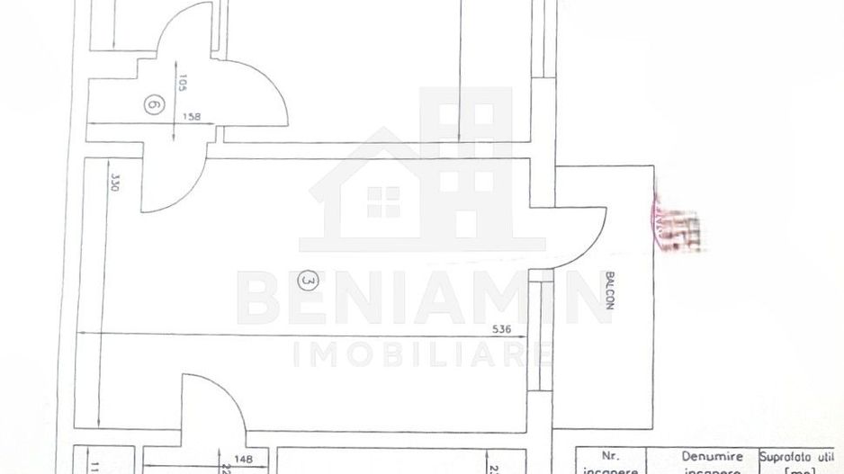 2Camere-52mp-Etaj3-Centrala-Mobilat-AC-Scoala 12-Calea Severinului - Schiță 10