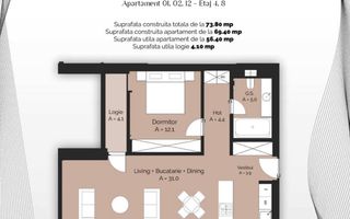 Proiect rezidențial // Apartamente 1-5 camere // Finalizare 2026 - Poză 48