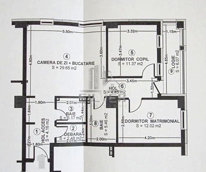 Apartament cu 3 camere/parcare/prima inchiriere/zona Vivo. - Poză 5