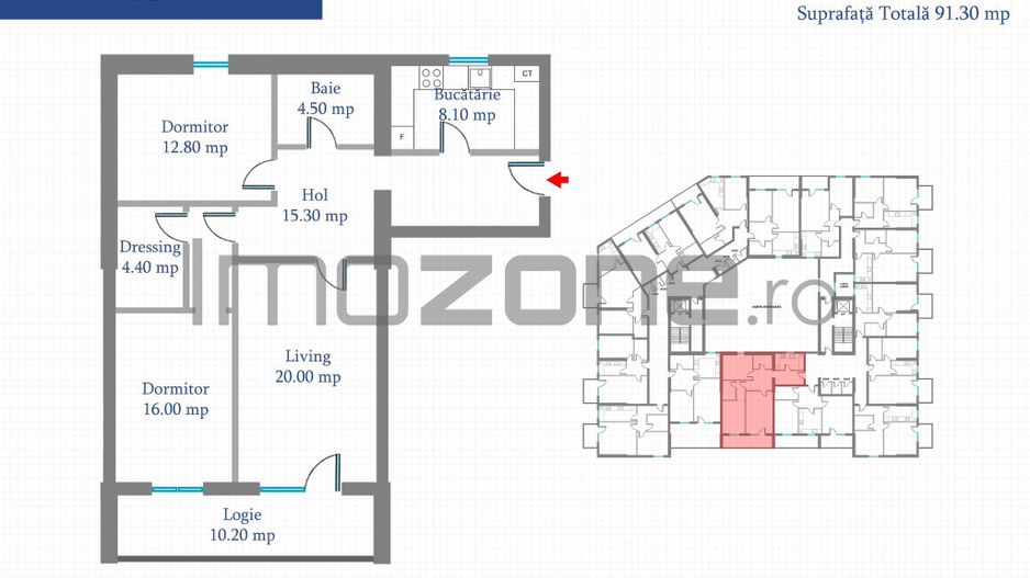 OFERTA IULIE: loc de parcare GRATUIT pentru apartamentele cu 3 camere - Poză 21