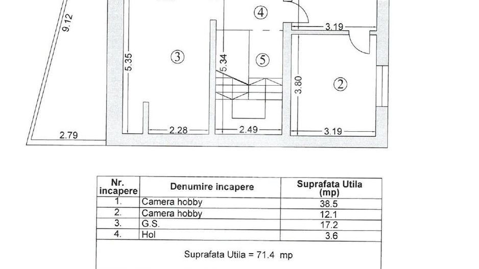 Vila Premium Smart & Green S+P+1E+M 587 mp – Faleza Nord - Schiță 32