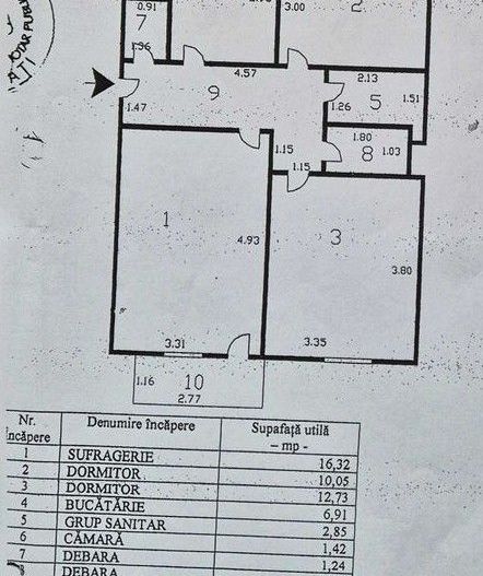 Apartament 3 camere Galati Mazepa 1 - Poză 7