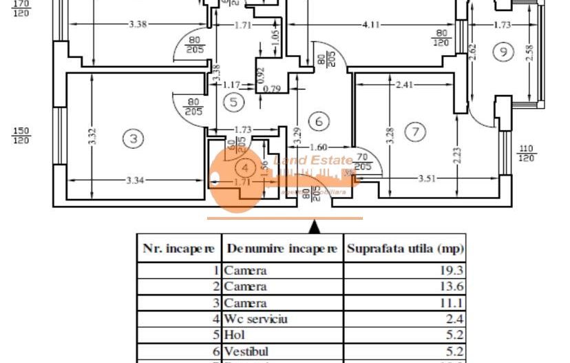 Apartament cu 3 camere Teatru Masca - Poză 8