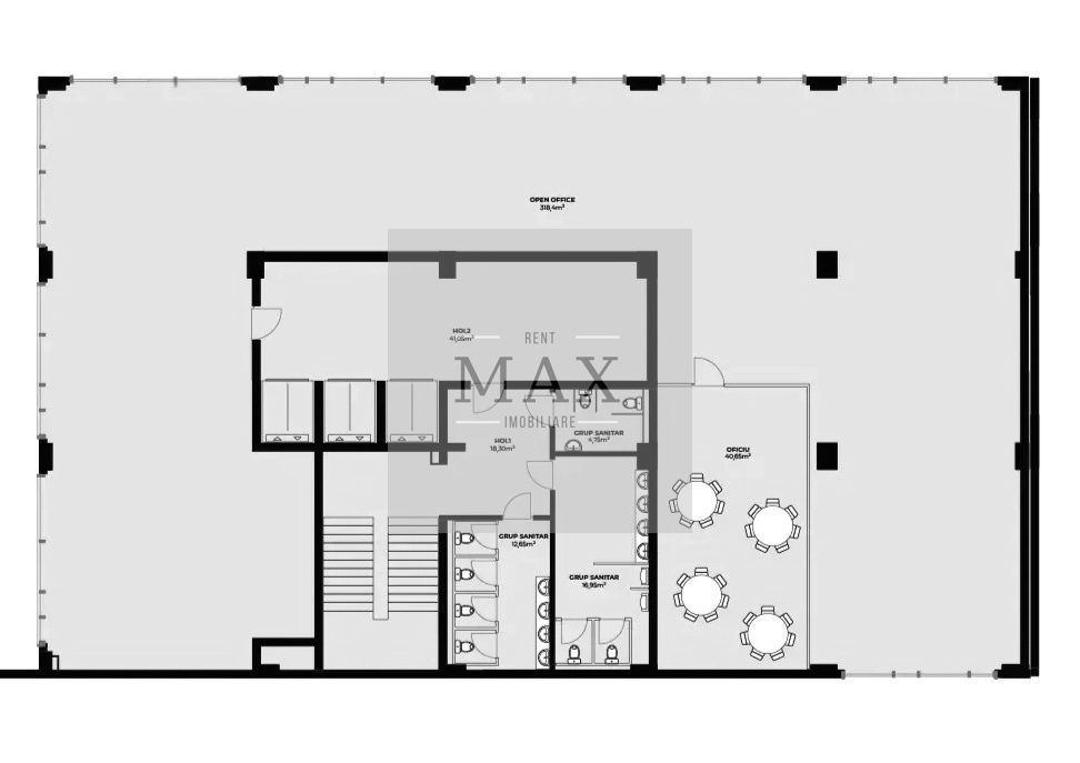 Spațiu birou de vânzare Etaj 4 Mărăști Fabricii 452 mp - Poză 1