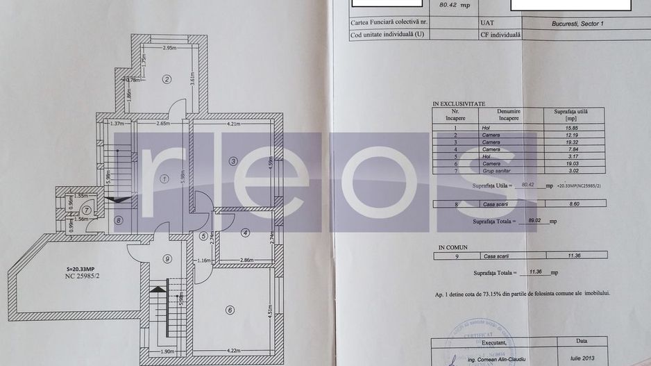 DUPLEX ELEGANT IN VILA 192MP | KISELEFF | INTRARE SEPARATA | PARCARE | - Poză 11
