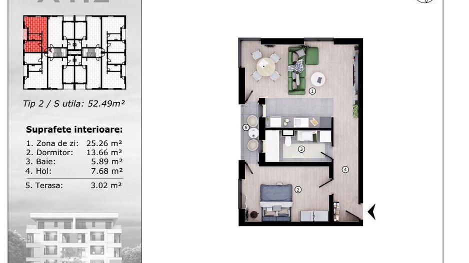 Vânzare apartamente moderne 52 mp în zona Torontalului !!! COMISON 0 - Poză 7