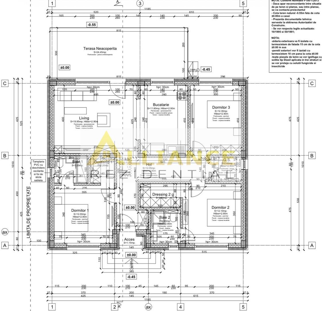 Casa individuala pe parter cu 4 cam.  | strada Miorita Comuna Berceni - Poză 4
