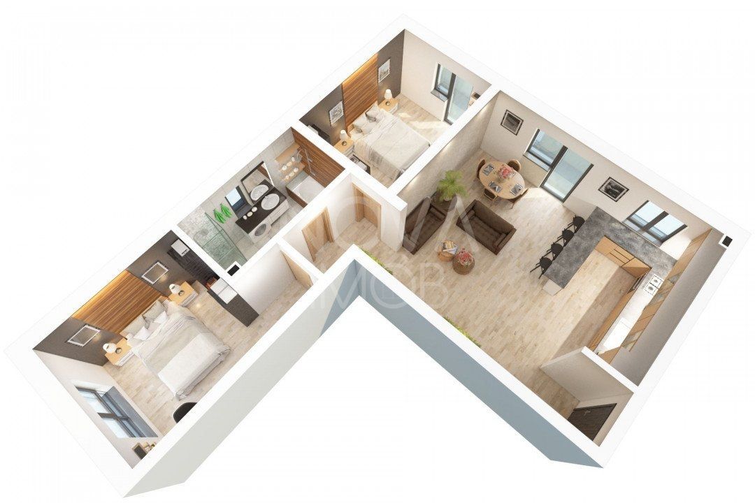 Apartament 3 camere, 2 bai + camara - Str. Doamna Stanca - Poză 6