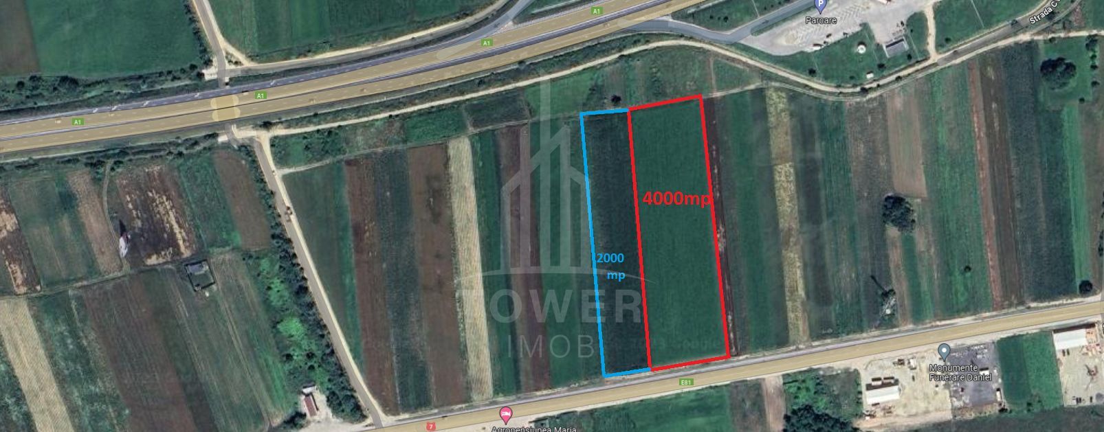 Teren intravilan 4000 mp Cristian DN 1 - Poză 2