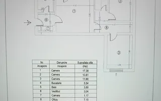 3-camere transformat in 4 CAMERE| OBOR - Schiță 12