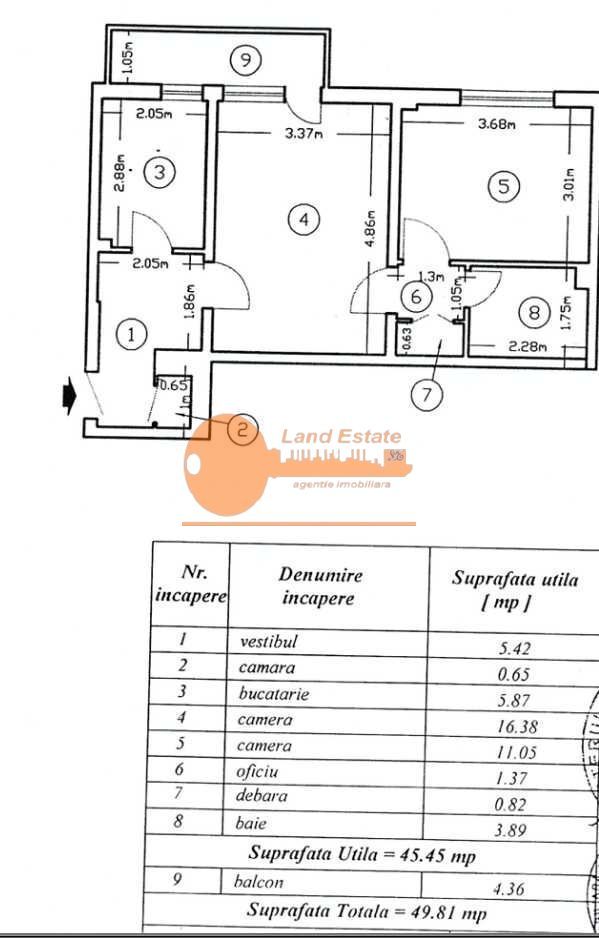 Apartament 2 Camere Metrou 1 Mai - Poză 4
