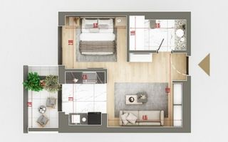 Garsoniera la vanzare - Poză 2