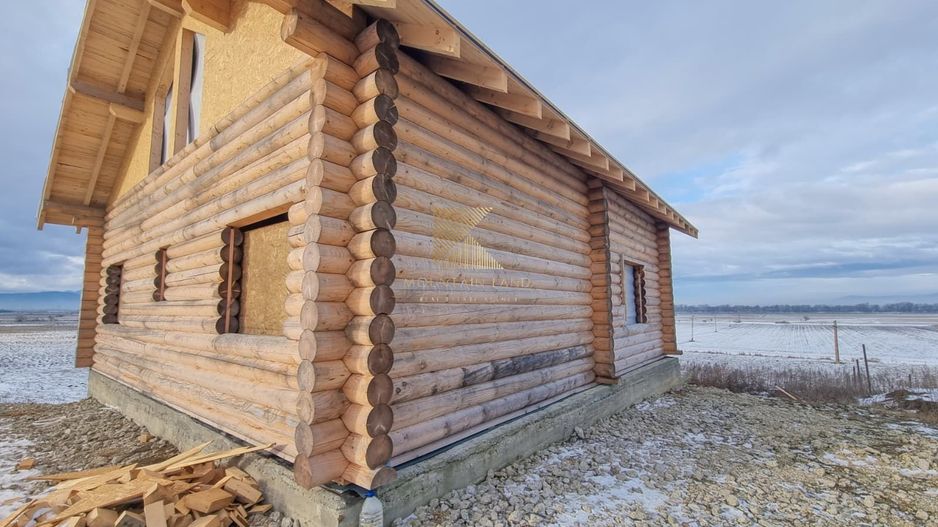 Cabana din bușteni la rosu pe teren 722 mp, Bod COMISION 0 - Poză 3