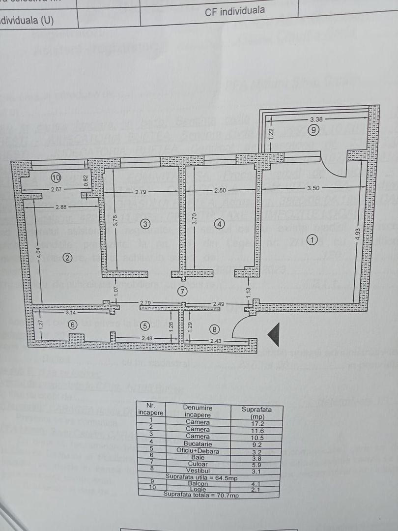 Apartament 3 camere, renovat, lângă Primăria Buftea - Poză 8