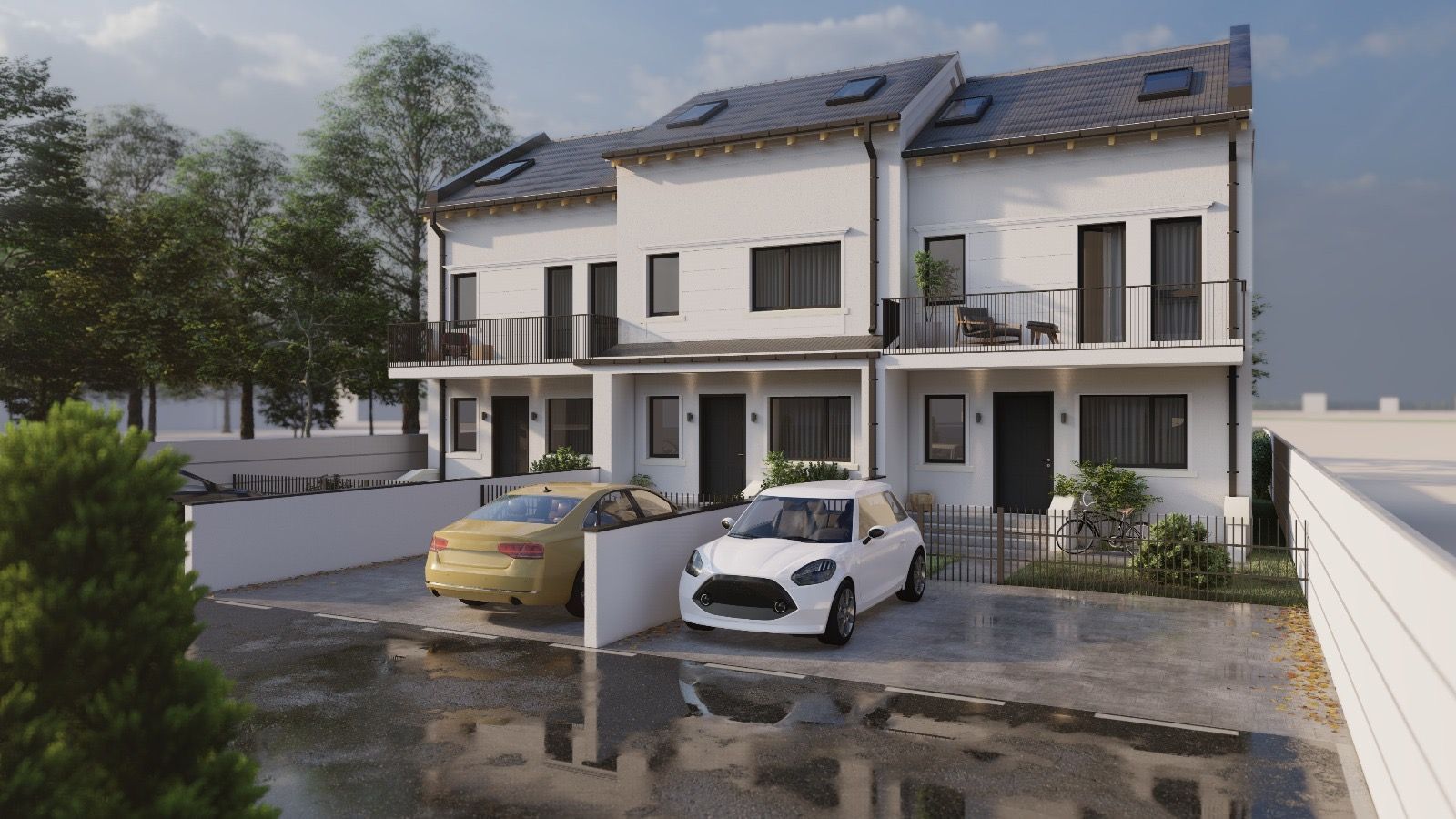 Triplex cu 4 camere,  in vatra satului - toate utilitatile - Sacalaz - Poză 1