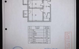 Apartament 2 camere premium, Parcare inclusa, Kristal Metalurgiei - Schiță 11