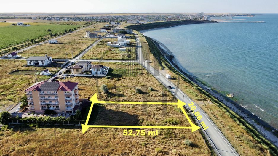 Teren intravilan de vanzare Costinesti, prima linie la mare - Poză 1
