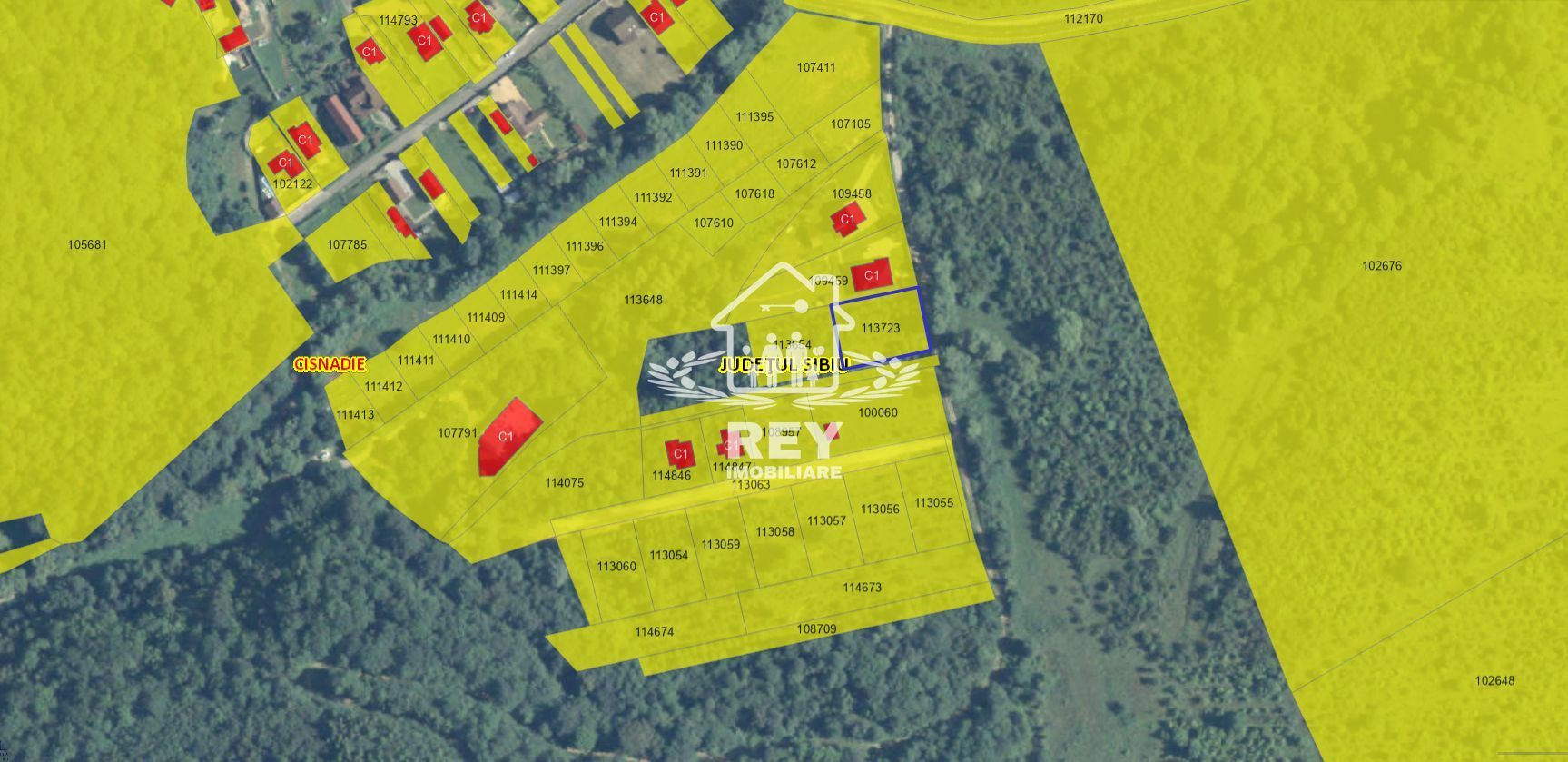 Teren 1250  mp de vânzare în Cisnădioara foarte aproape de asfalt/PUZ - Poză 13