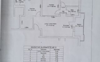 Apartament 4 camere decomandate , 2 bai, 2 balcoane,  90mpu, Sibiu - Poză 7