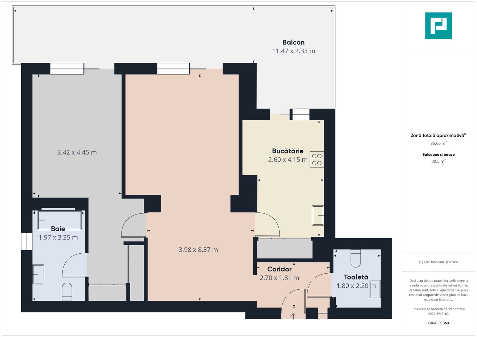 Apartament de Lux cu 2 Camere în Zona Dorobanți - Poză 8