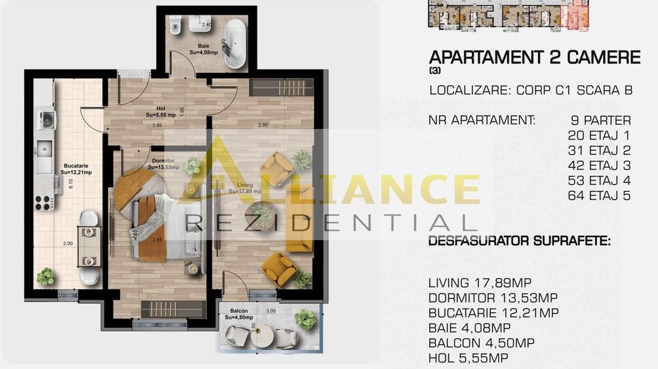 COMISION 0 | 2 camere decomandat | Metrou Berceni | Direct Dezvoltator - Poză 12