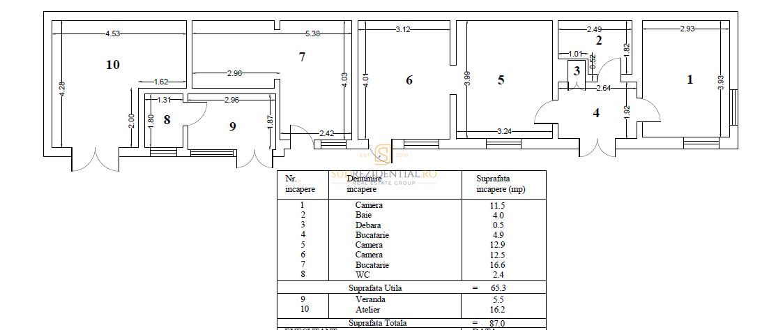 Vila individuala de vanzare, P+E+M, zona Dristor - Schiță 18