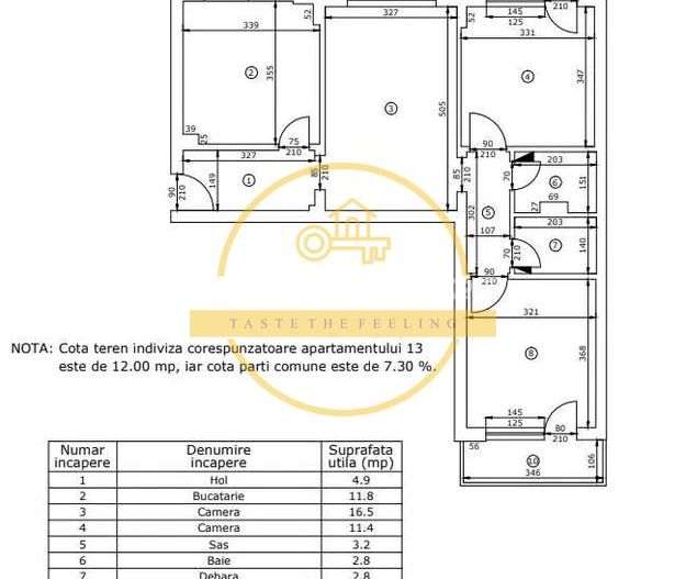 Apartament cu 3 camere / 72 mp / in zona Podu Ros- 1001 Articole - Poză 7