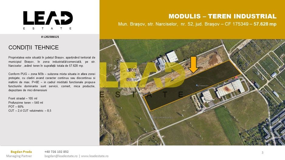 OPORTUNITATE INVESTIȚIE ZONA INDUSTRIALĂ/POTENȚIAL PARC INDUSTRIAL - Poză 5
