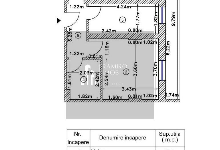 Apartament 2 camere, Sector 5, Pecineaga/Salaj, decomandat, centrala - Poză 15