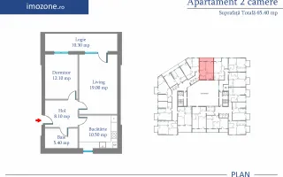 Militari-Metrou Preciziei, 2 Camere, 65.4 mp, Bloc Nou, lift, Comision 0% - Poză 17