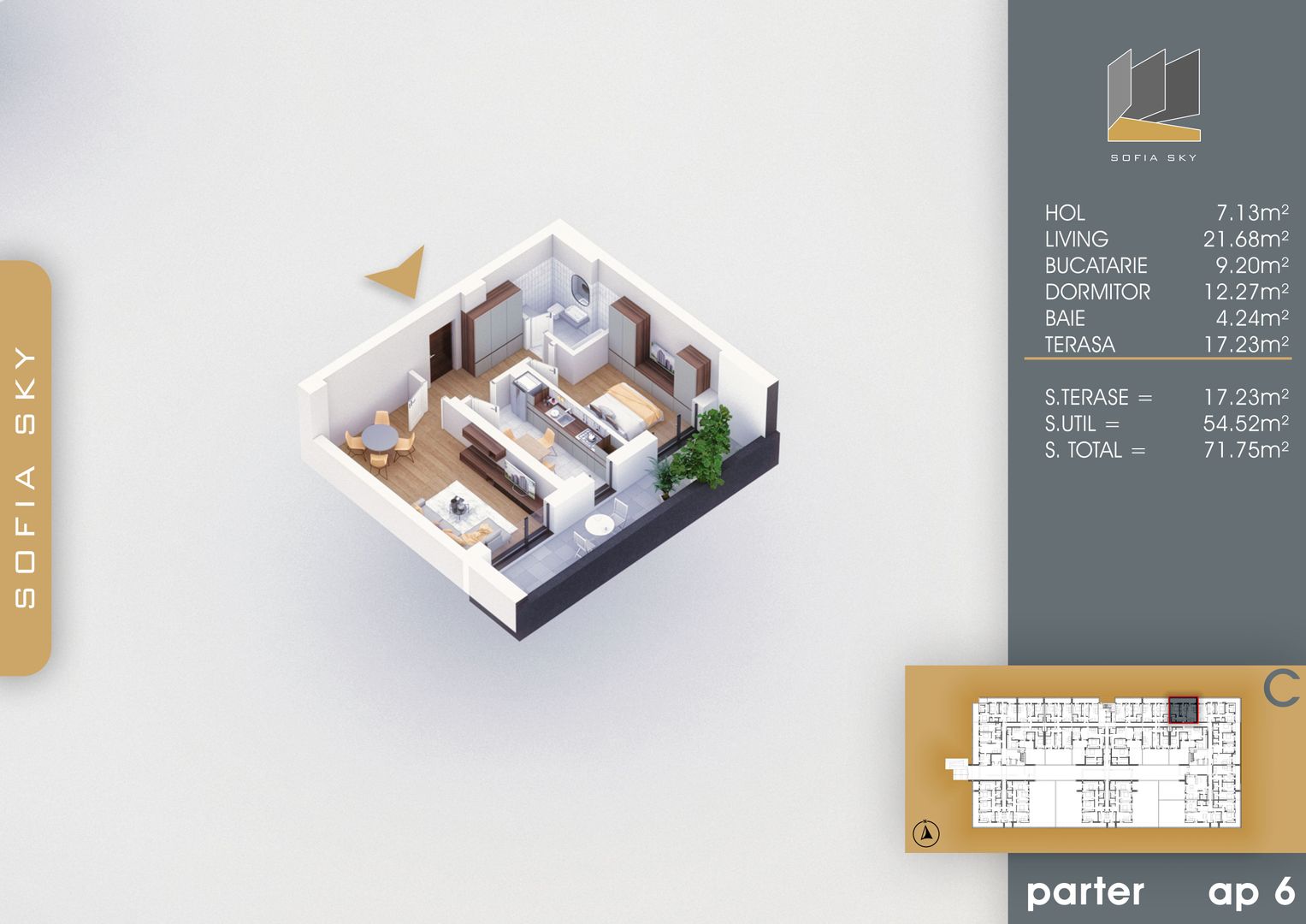 Apartament 2 camere decomandat  Titan Pallady  700 m Metrou Nicolae Teclu - Schiță 4