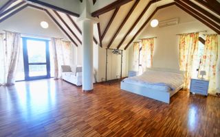 DE INCHIRIAT VILA CU 8 CAMERE, PISCINA SI GRADINA DE 1000MP IN PIPERA - Poză 13