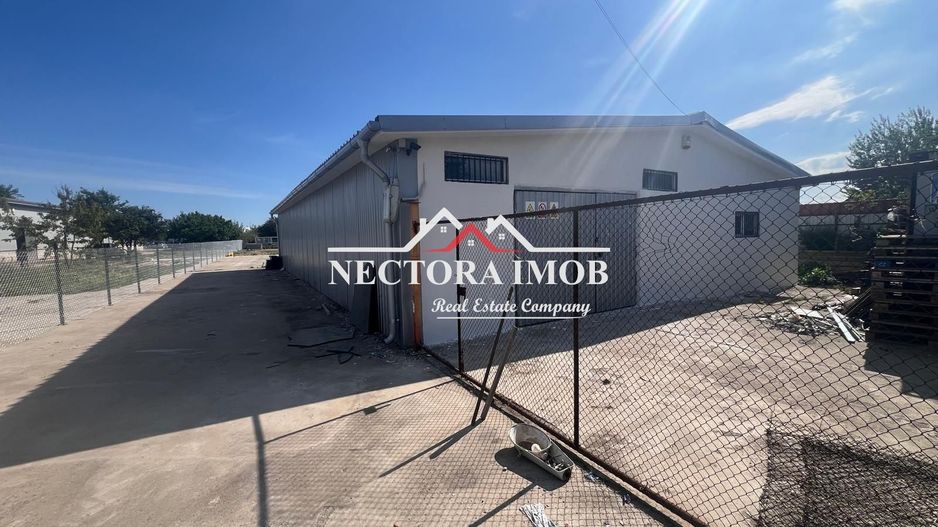 NECTORA IMOB-Hala 240 mp cu Teren 1.500 mp, Utilitati, Curte betonata - Poză 1